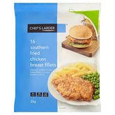Chef's Larder 16 Southern Fried Chicken Breast Fillets 2kg  Adomoo